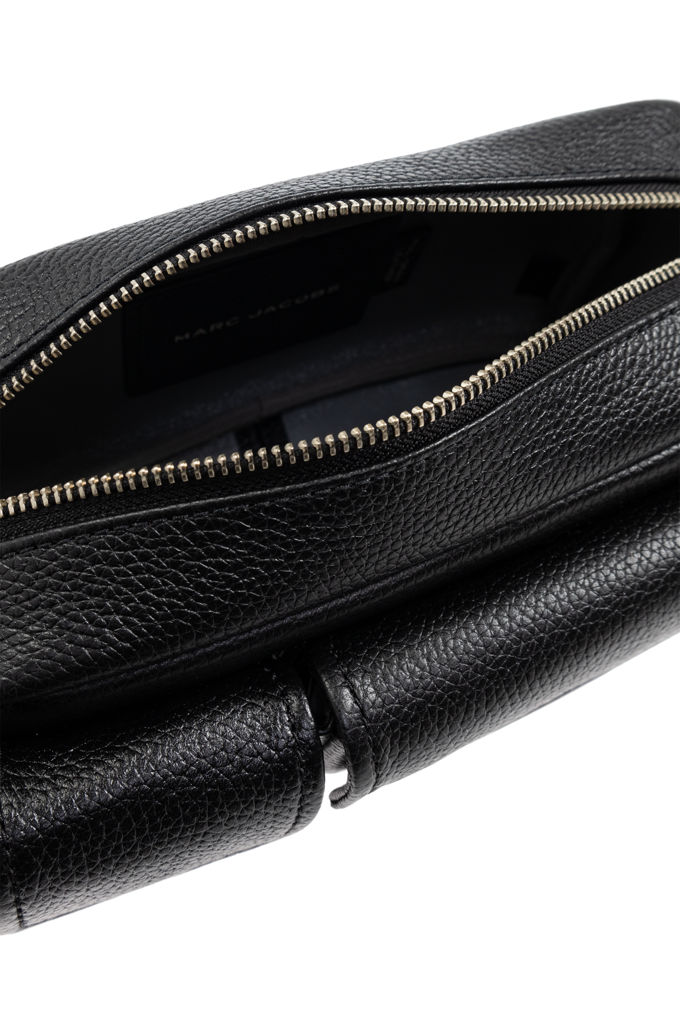 ＜Marc Jacobs＞'The Leather Cargo' バッグ ブラック Marc Jacobs: Black 'The Leather Cargo' Bag | SSENSE